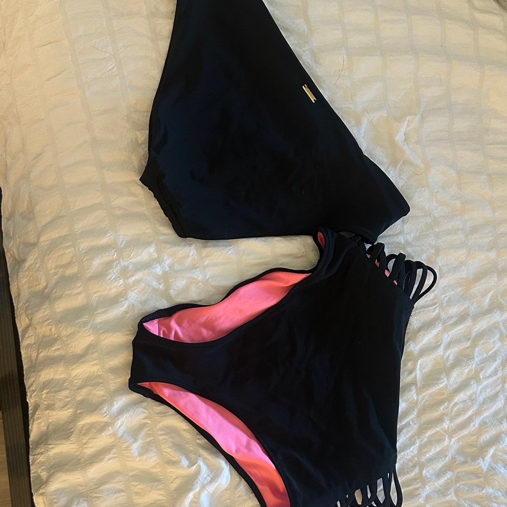 Victoria's Secret Black and Pink Bikini